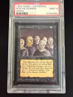 Alpha Scathe Zombies MTG Alpha PSA 9 Mint - Image 1