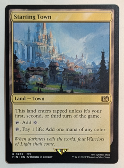 Starting Town, Magic The Gathering Final Fantasy Regular Non-Foil R0289 - Image 1