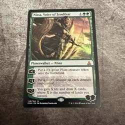 Nissa, Voice of Zendikar - Oath of the Gatewatch - MTG Magic the Gathering - MP - Image 1