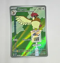 The Pokemon Company Pidgeotto 208/197 SV03 Illustration Rare Holo EN 90 HP - Image 1