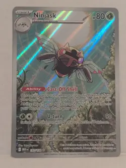 Ninjask 137/132 Me01: Mega Evolution Holo Pokemon Card TCG J85 - Image 1