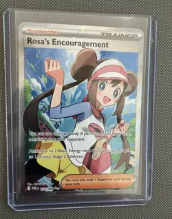 Pokemon TCG Rosa's Encouragement 114/088 English Holo Ultra Rare Full Art 2026 - Image 1