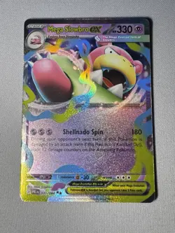 Pokemon TCG Mega Slowbro ex 031/084 Double Rare Pitch Black Pokemon Holo NM - Image 1
