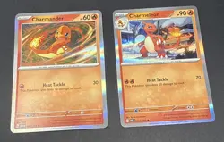 Lot Of 2 Pokemon TCG; Obsidian Flames - Charmander 26/197, Charmeleon 27/197 - Image 2