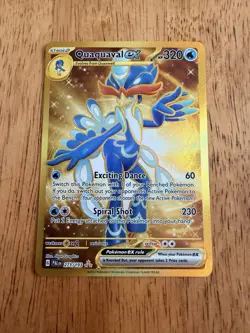 Pokemon TCG Quaquaval ex 273/193 Paldea Evolved Hyper Rare Full Art Holo 320 HP - Image 1