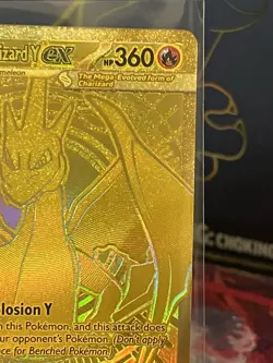 Pokemon TCG Mega Charizard Y EX 294/217 Gold Secret Rare Acended Heroes NM - Image 4