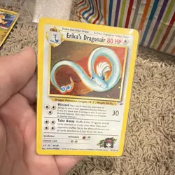 Wizards of the Coast Erika's Dragonair 4/132 Rare Unlimited Gym Heroes English - Image 1