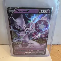 Mewtwo V 030/078 Pokemon GO Holo - Image 1