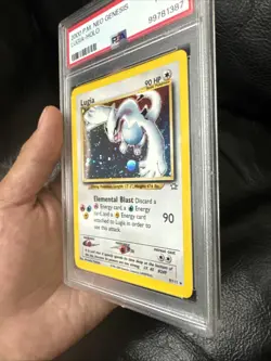 LUGIA - HOLO 9/111 2000 POKEMON NEO GENESIS #9 PSA 8 NM-MT - Image 4