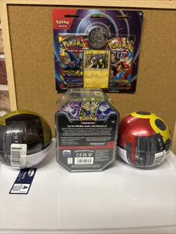 Pokemon Bundle- 2 Poke Balls, 1 Dialga Tin, 1 Blister - Image 2