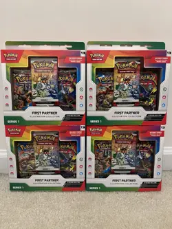 First Partner Series 1 Box LOT OF FOUR (4) Pokemon TCG - Image 1