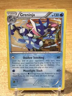 GRENINJA 40/122 BREAKPOINT HP Pokemon Non Holo Rare - Image 1