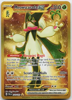 Meowscarada ex 271/193 Hyper Rare Paldea Evolved Holo Near Mint - Image 1