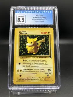 1999 Pokemon Black Star Promo Pikachu 1 CGC 8.5 PSA BGS - Image 1
