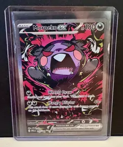 Pokemon Morpeko ex 117/084 Mint Pitch Black Holo EN - Image 1