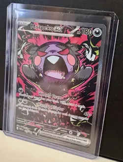 Pokemon Morpeko ex 117/084 Mint Pitch Black Holo EN - Image 3
