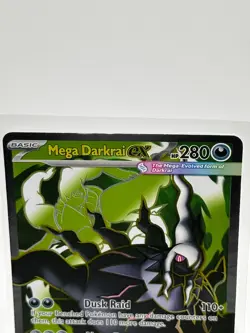 POKEMON TCG PITCH BLACK MEGA DARKRAI EX 101/084 ULTRA RARE PACK FRESH SEE PICs - Image 3