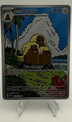 Alolan Dugtrio 208/191 Sv08: Surging Sparks Illus Rare Holo English (NM) - Image 1
