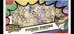 Set of Two Pokemon Ascended Heroes Focused Fighters Premium Collection 28 Packs - Image 1