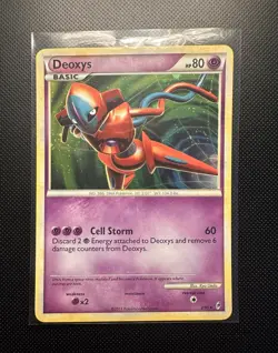 Pokemon TCG Deoxys 2/95 Call of Legends Holo Rare English HP 80 Basic - Image 1