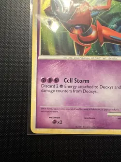 Pokemon TCG Deoxys 2/95 Call of Legends Holo Rare English HP 80 Basic - Image 5