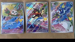 First Partner Illustration Collection Series 1 Gen 7 Alola Starters Pokemon TCG - Image 1