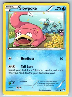 Slowpoke 19/122 Common BREAKpoint Pokemon Lightly Played - Image 1