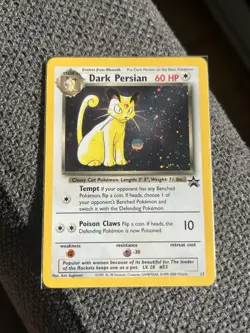 Pokemon Card - Dark Persian WoTC Promo #17 Holo Rare NM - Image 1