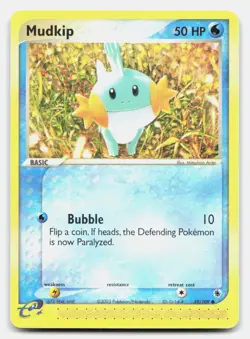 Mudkip 59/109 Common Ruby & Sapphire Pokemon NM/LP - Image 1