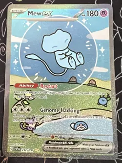 Mew EX 232/091, Paldean Fates, Special Illustration Rare, Pokemon TCG - Image 1