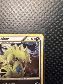 Pokemon TCG Tyranitar 26/95 Unleashed Cosmos Holo Rare English Stage 2 (2010) - Image 3