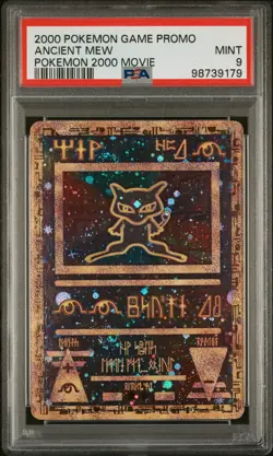 2000 POKEMON GAME MOVIE POKEMON 2000 MOVIE ANCIENT MEW PSA 9 - Image 1