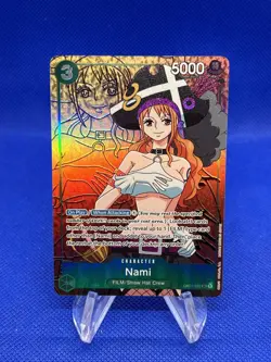 One Piece Paramount War Nami OP02-036 Parallel Alternate Alt Art NM - Image 1