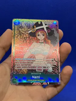 One Piece Paramount War Nami OP02-036 Parallel Alternate Alt Art NM - Image 3