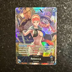 Bandai Rebecca Leader OP04-039 Kingdoms of Intrigue Foil Alt Art ENG - Image 1