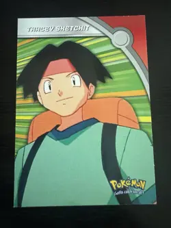 Pokemon Card - Tracey Sketchit HV11 - TV Animation - Topps Series 3 - Image 1