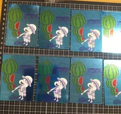 ONE PIECE METAKIRA LUFFY CARD RARE JAPAN FAIR NATSU COMI 2026 Set of 10 cards - Image 2