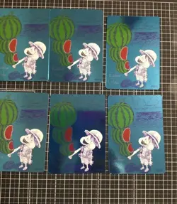 ONE PIECE METAKIRA LUFFY CARD RARE JAPAN FAIR NATSU COMI 2026 Set of 10 cards - Image 3