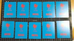 ONE PIECE METAKIRA LUFFY CARD RARE JAPAN FAIR NATSU COMI 2026 Set of 10 cards - Image 4