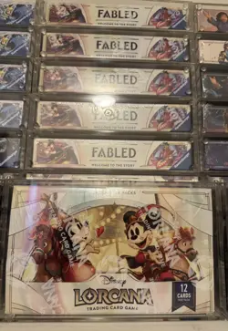 Disney Lorcana: Fabled Booster Box - New/Factory Sealed - In Acrylic - Image 1