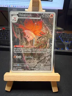Pokemon TCG Volcarona 100/086 - Illustration Rare IR - Black Bolt - NM - Image 1