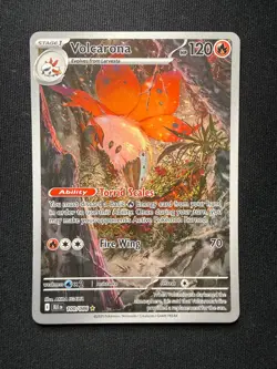 Pokemon TCG Volcarona 100/086 - Illustration Rare IR - Black Bolt - NM - Image 2