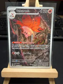 Pokemon TCG Volcarona 100/086 - Illustration Rare - Black Bolt - NM - Image 1