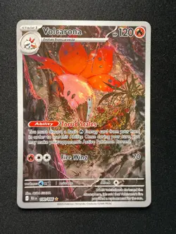 Pokemon TCG Volcarona 100/086 - Illustration Rare - Black Bolt - NM - Image 2