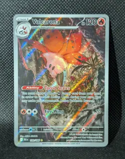 Volcarona Illustration Rare Pokemon Card 100/086 NM Condition Black Bolt - Image 2