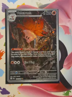 Pokemon Black Bolt Volcarona Illustration Rare #100/086 NM - Image 1