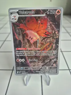 Pokemon TCG Volcarona Black Bolt Illustration Rare Card 100/086 NM - Image 1