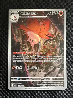 Volcarona 100/086 Black Bolt Illustration Rare NM/LP Raw Card Pokemon TCG - Image 1
