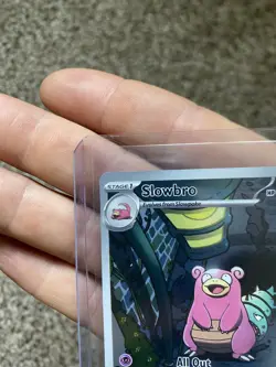 Pokemon TCG Slowbro 090/084 Me05 IR* Pitch Black Holo - Image 3