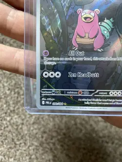 Pokemon TCG Slowbro 090/084 Me05 IR* Pitch Black Holo - Image 4